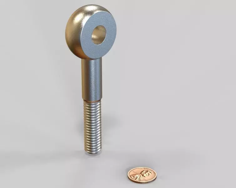 M12 Eye Bolt 3D print model_0