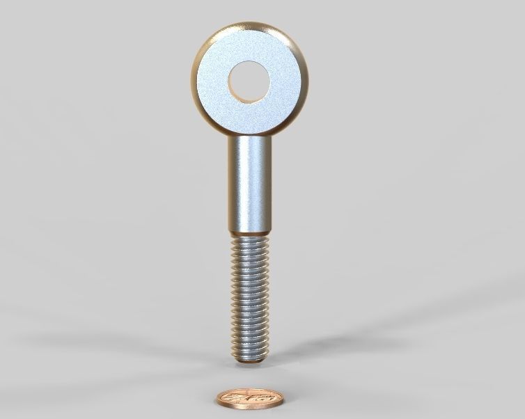 M12 Eye Bolt 3D print model_1