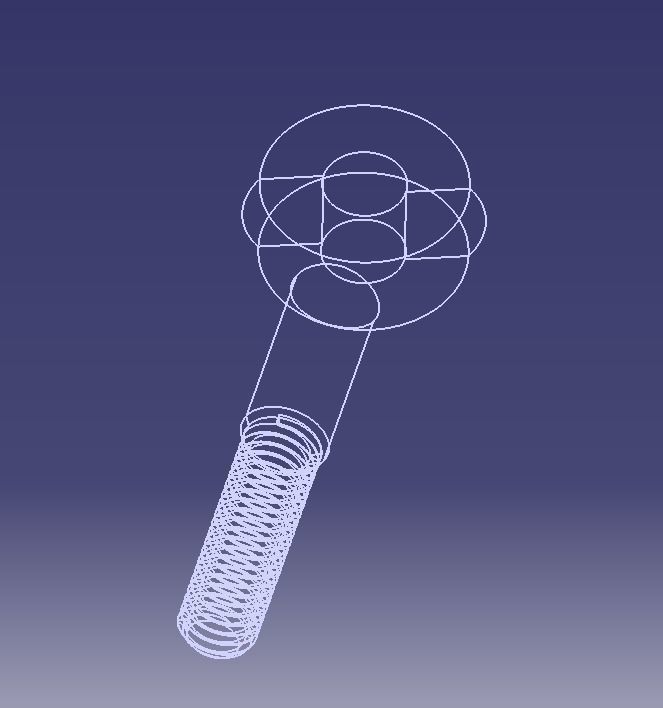 M12 Eye Bolt 3D print model_8