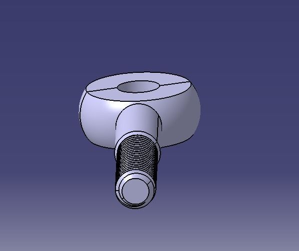 M12 Eye Bolt 3D print model_33