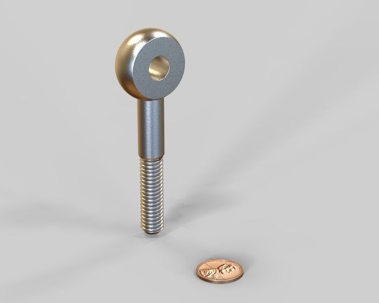M10 Eye Bolt 3D model 3D printable CGTrader