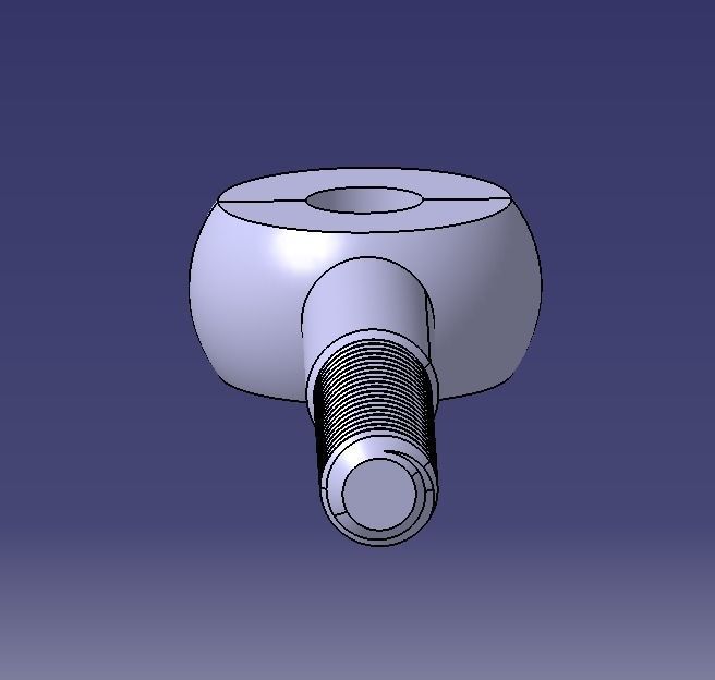 M8 Eye Bolt 3D model 3D printable | CGTrader