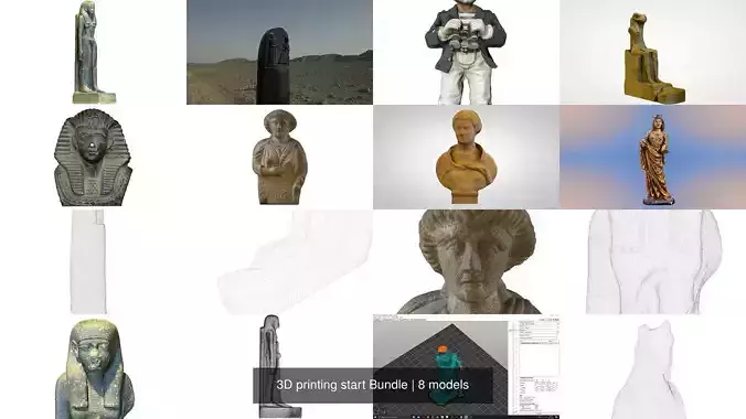3D printing start Bundle 3D Model Collection