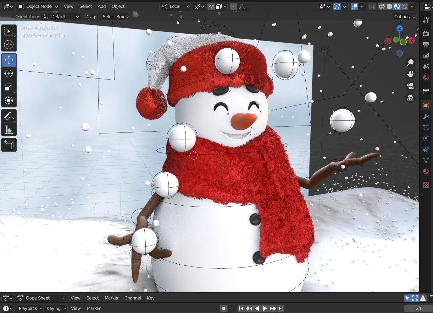Animated Snowman Collection _20