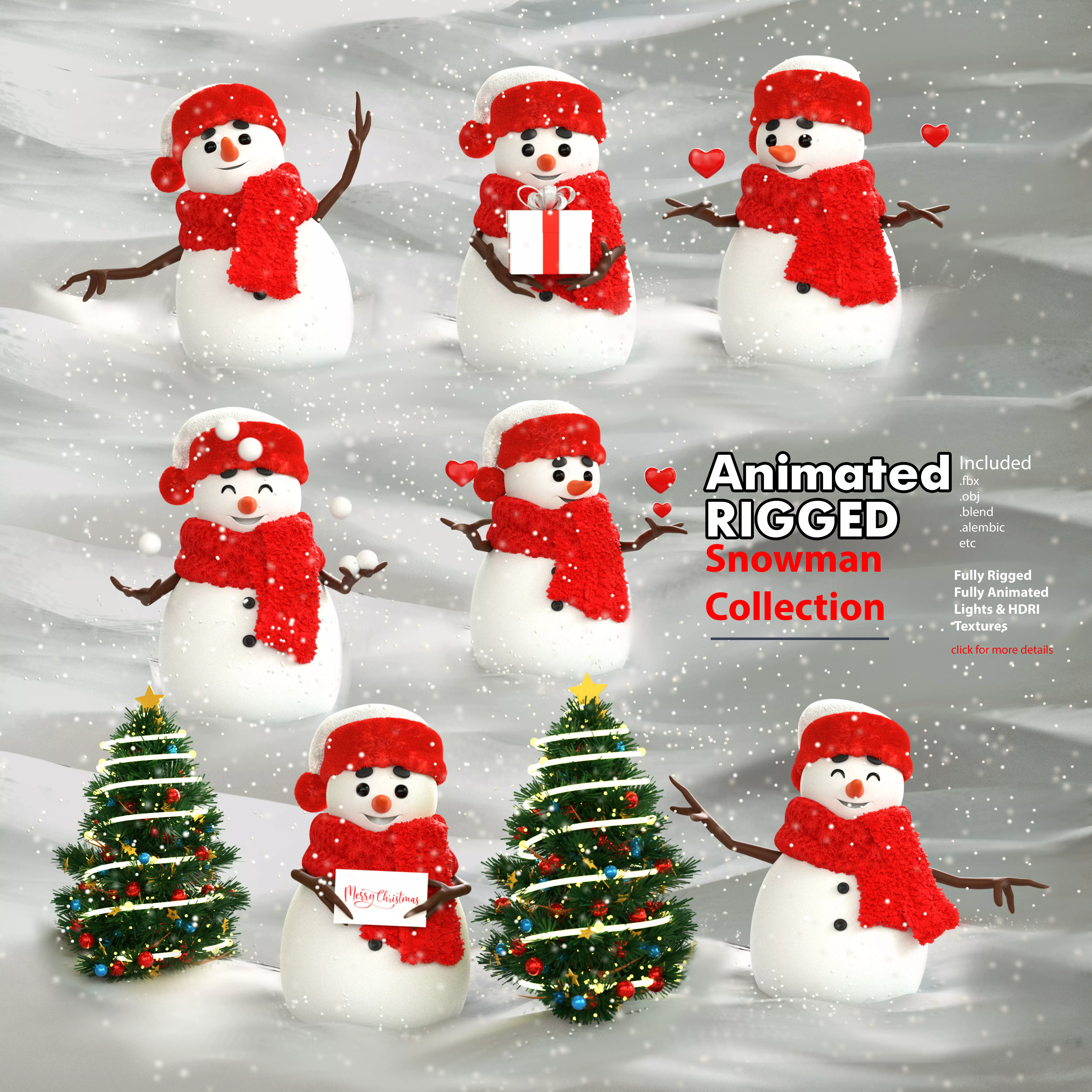 Animated Snowman Collection _0