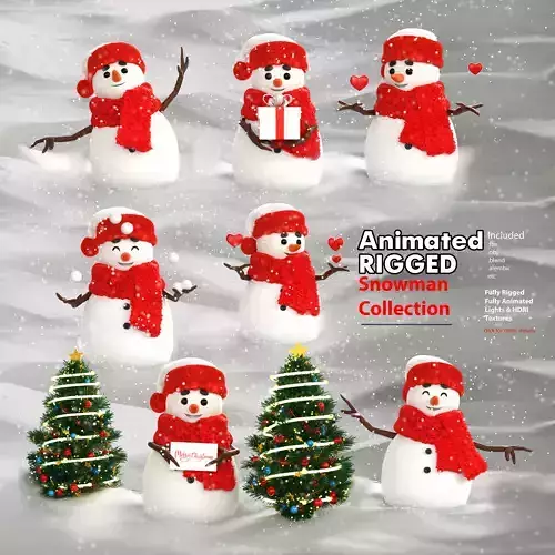 Animated Snowman Collection 
