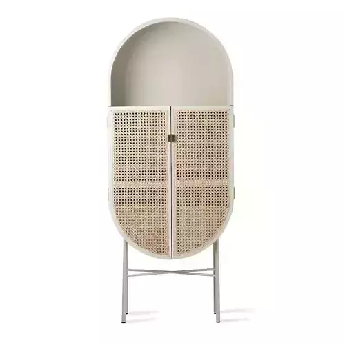 RETRO WEBBING OVAL CABINET