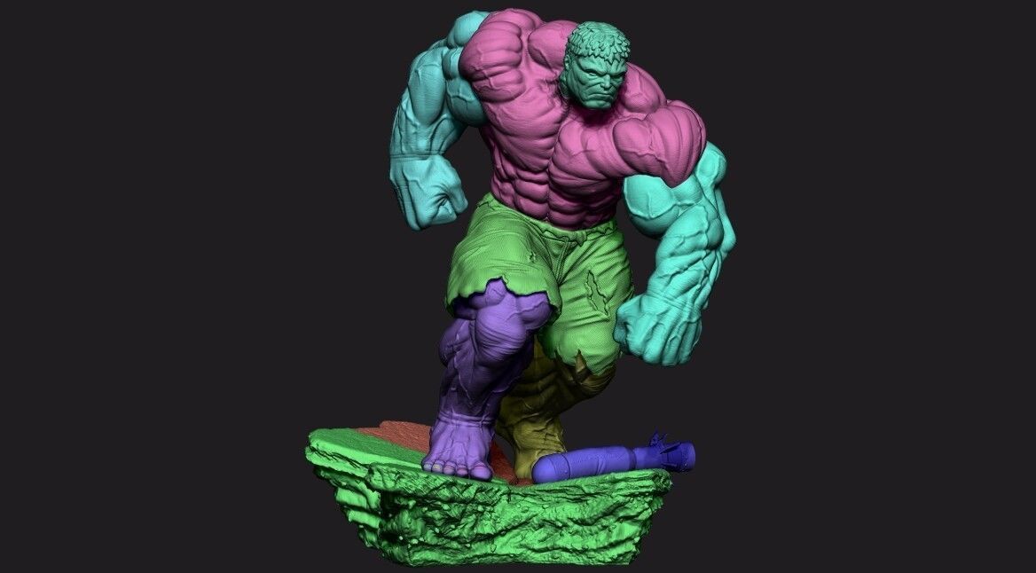 HULK - Marvel 3D print model_3