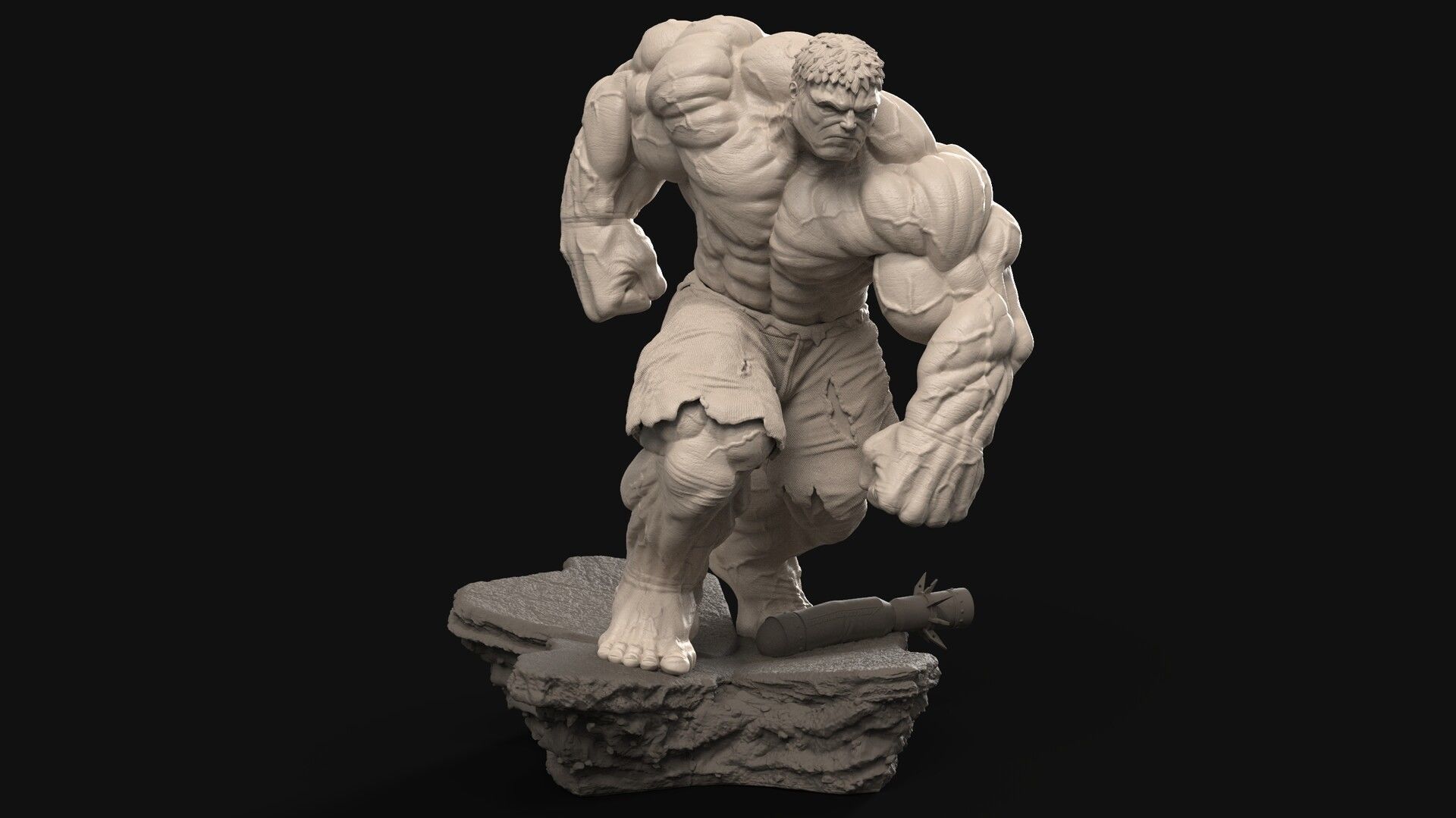 HULK - Marvel 3D print model_1