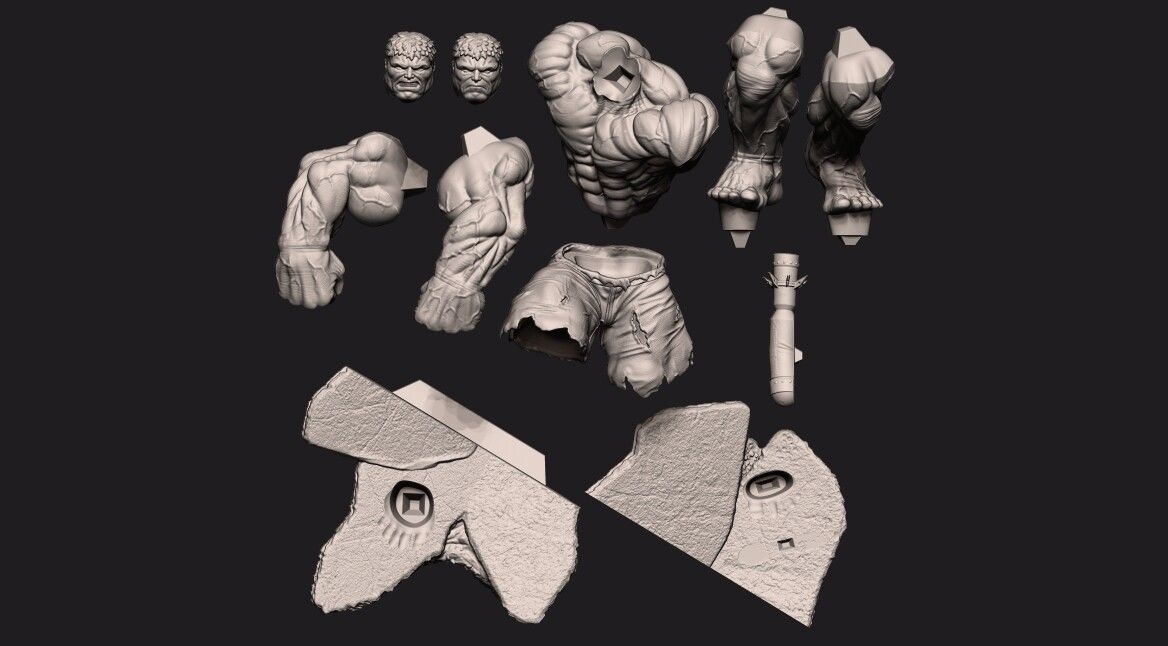 HULK - Marvel 3D print model_4