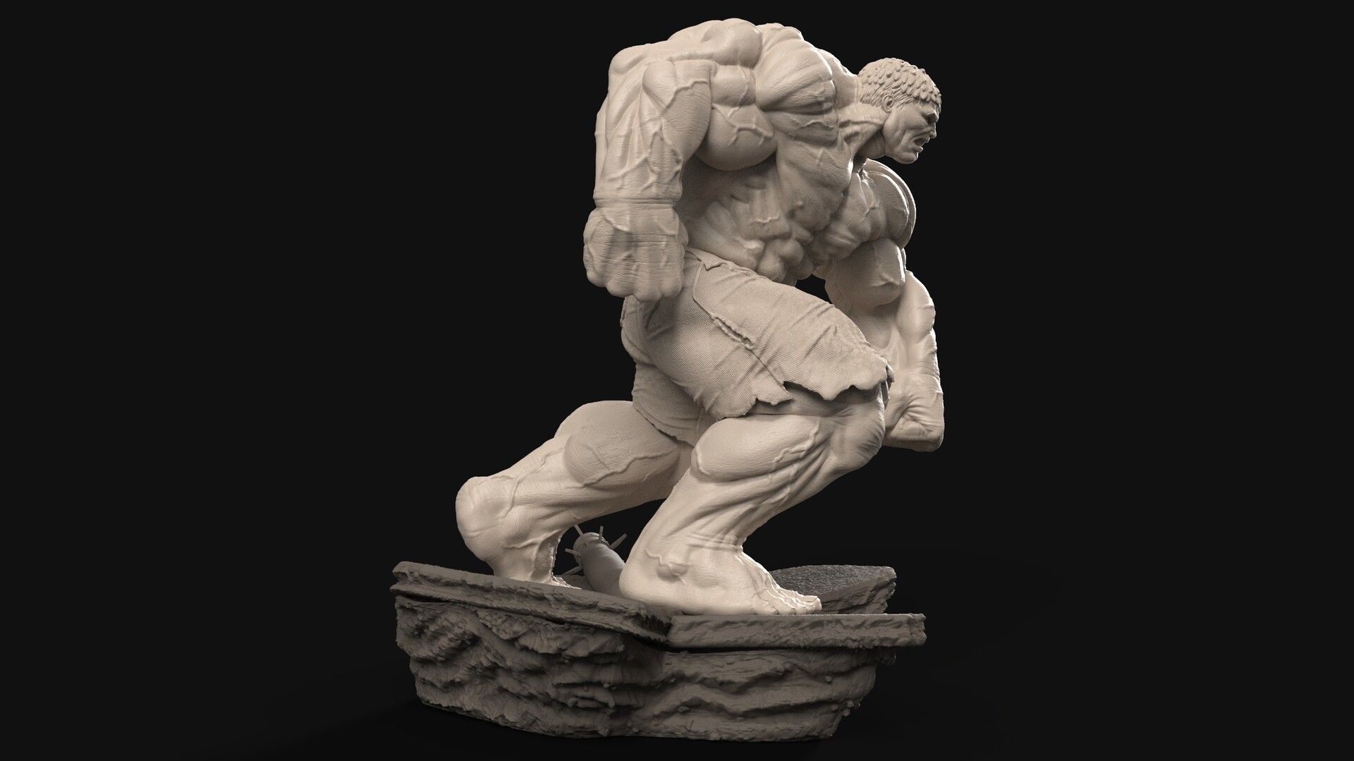 HULK - Marvel 3D print model_6