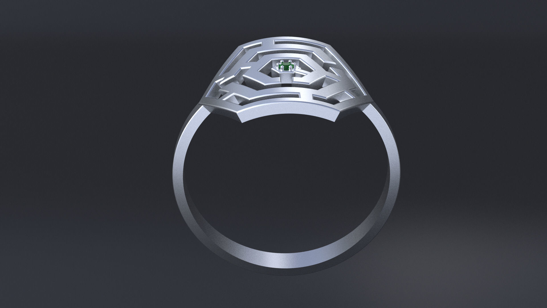 Ring maze for CNC or 3D print model_8