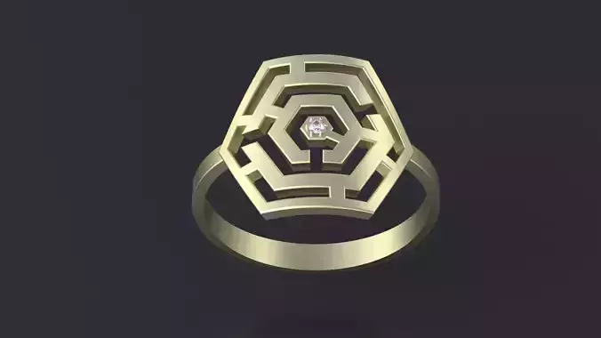 Ring maze for CNC or