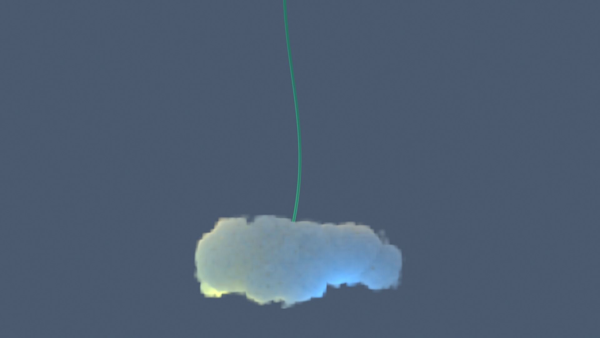 3DMAX color cloud light cloud CG luminous cotton ball Low-poly 3D model_5