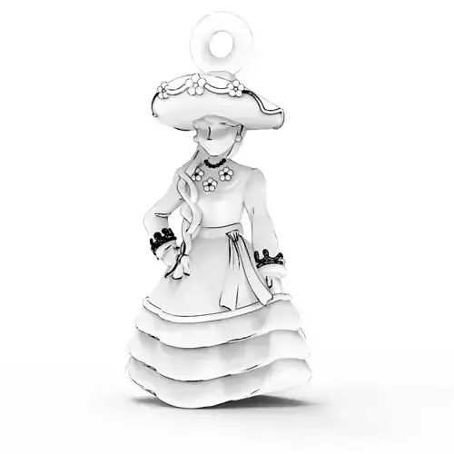 Figure Charra singer woman doll