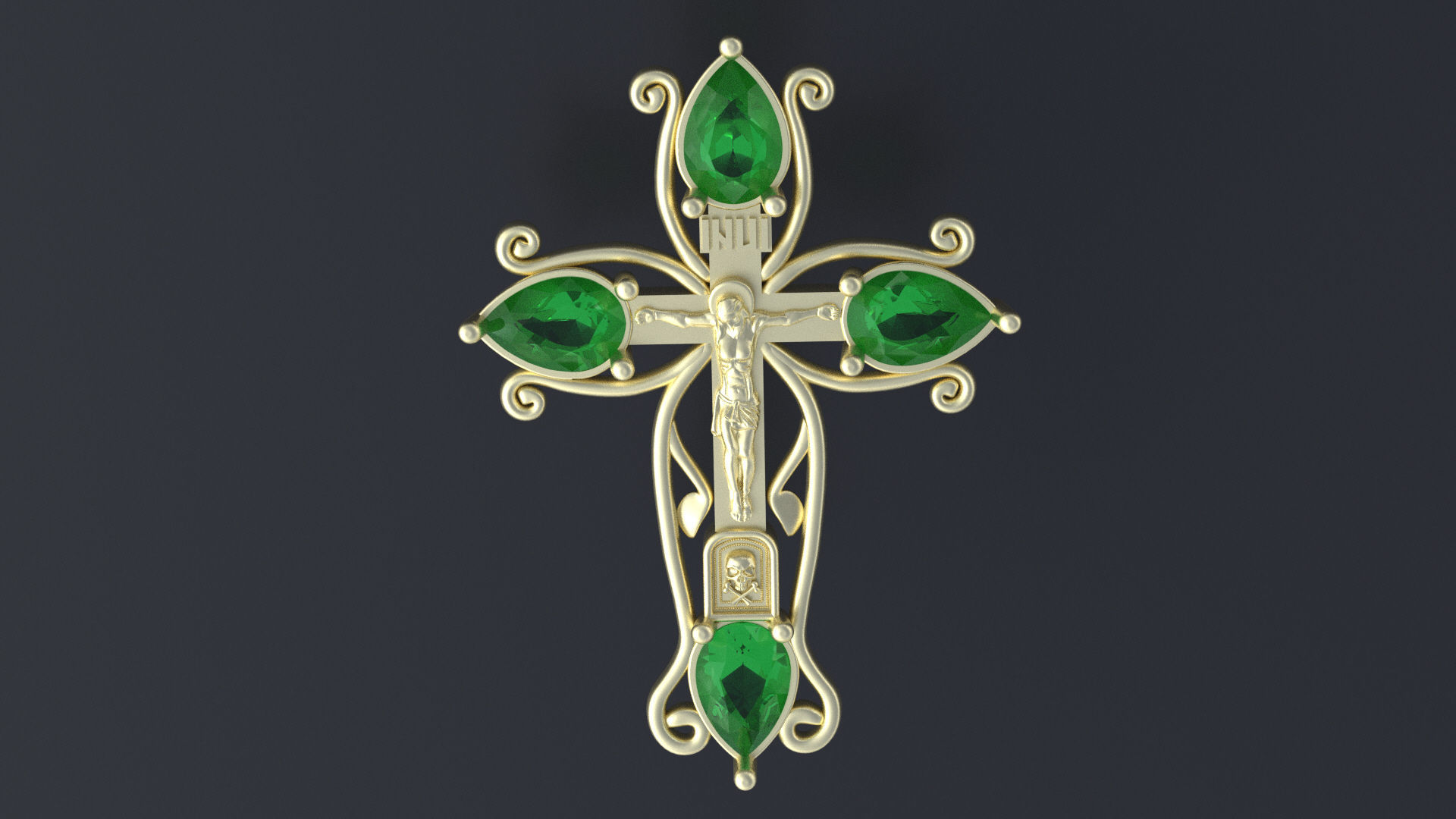 Orthodox cross cnc model or   3D print model_12