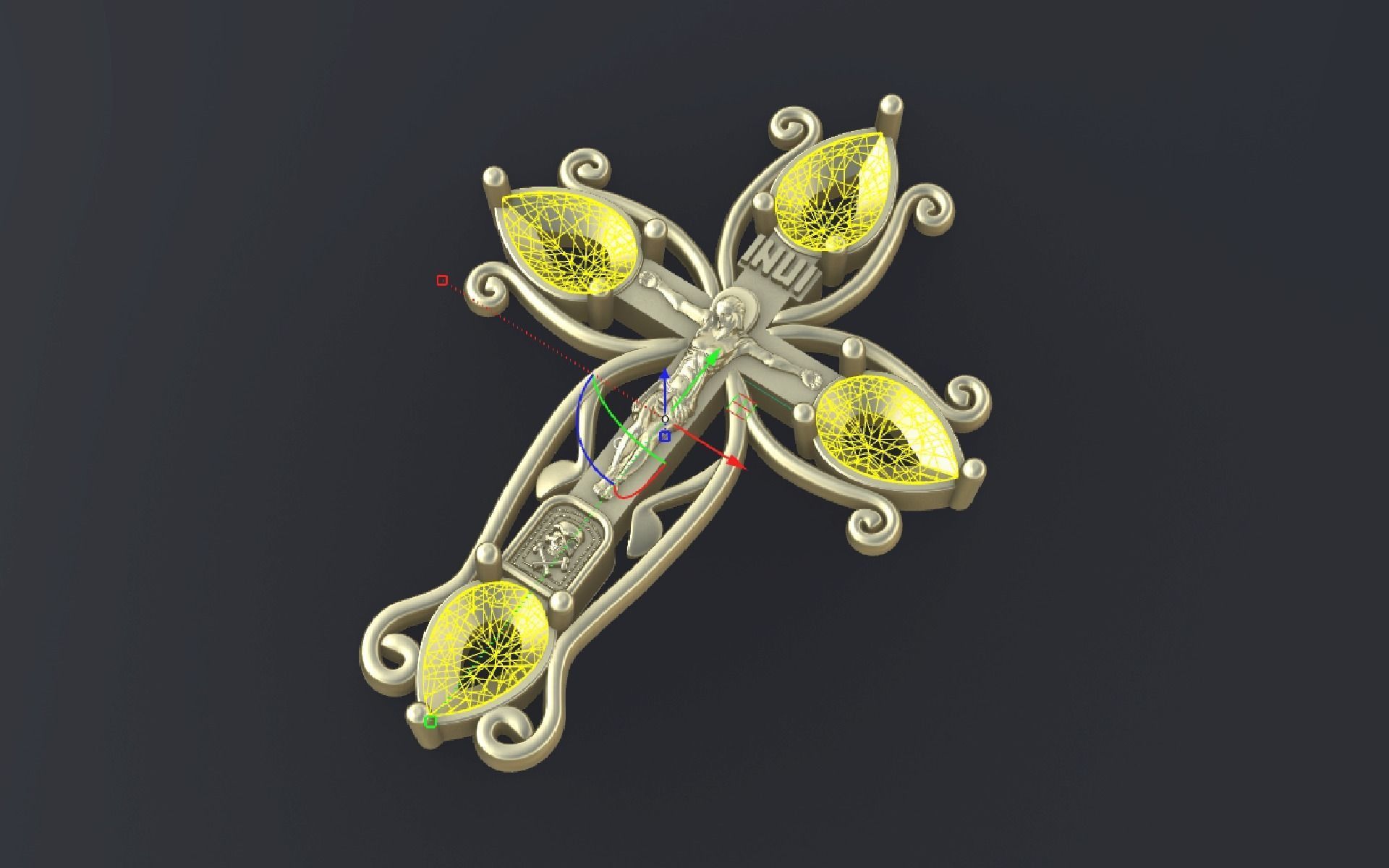 Orthodox cross cnc model or   3D print model_8