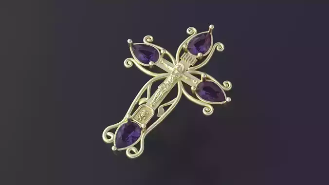 Orthodox cross cnc model or   3D print model