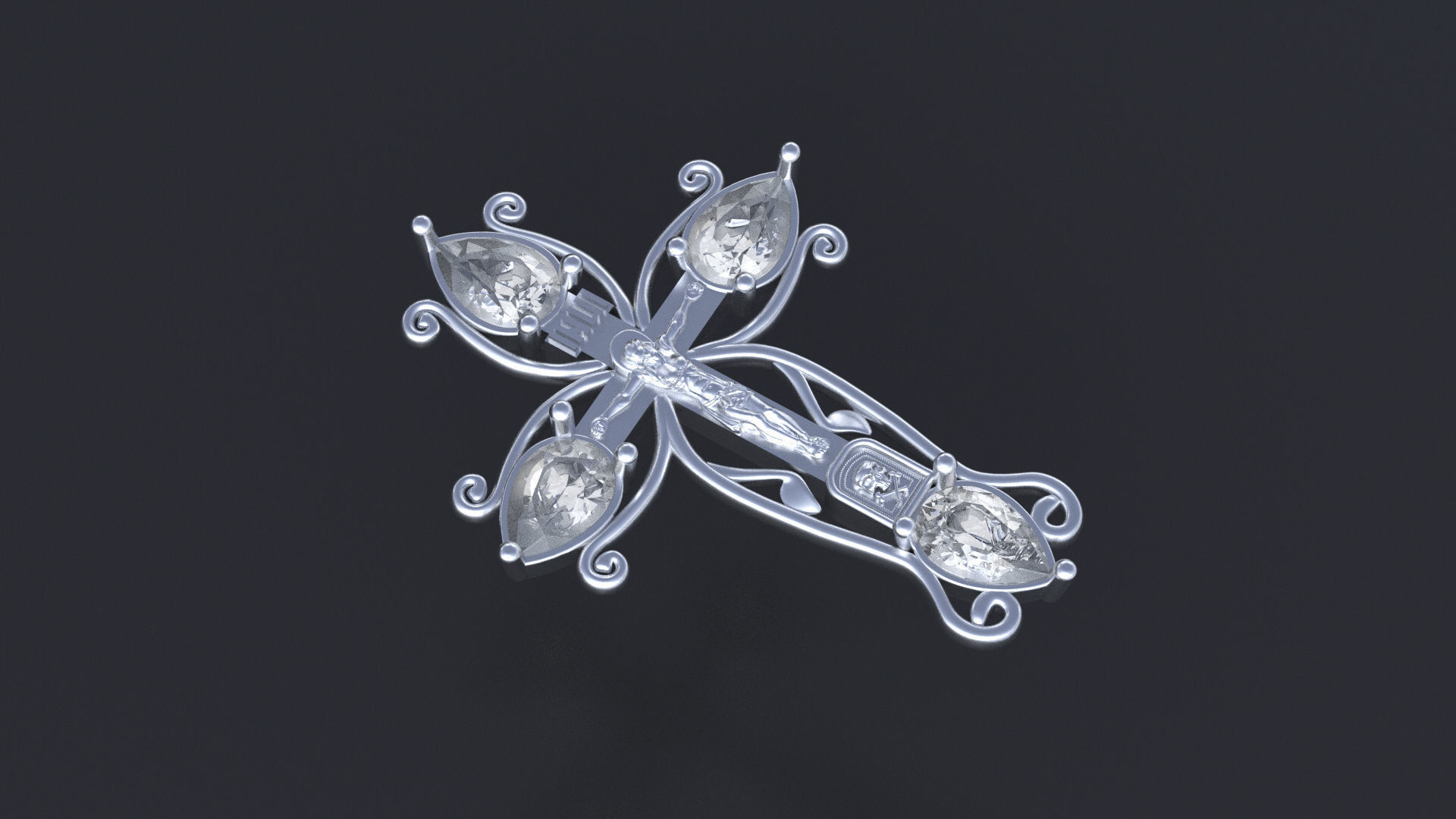 Orthodox cross cnc model or   3D print model_5
