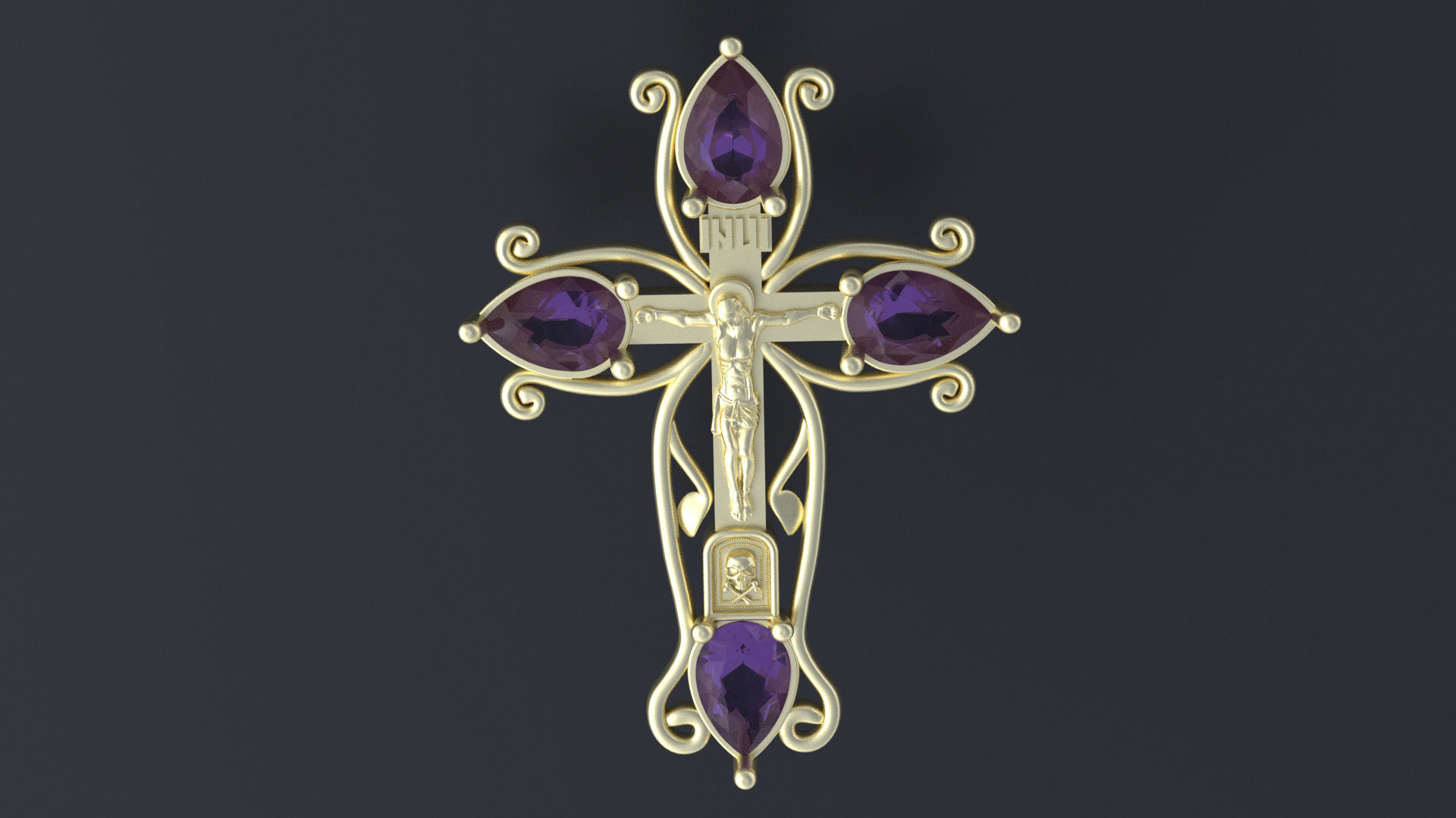 Orthodox cross cnc model or   3D print model_13