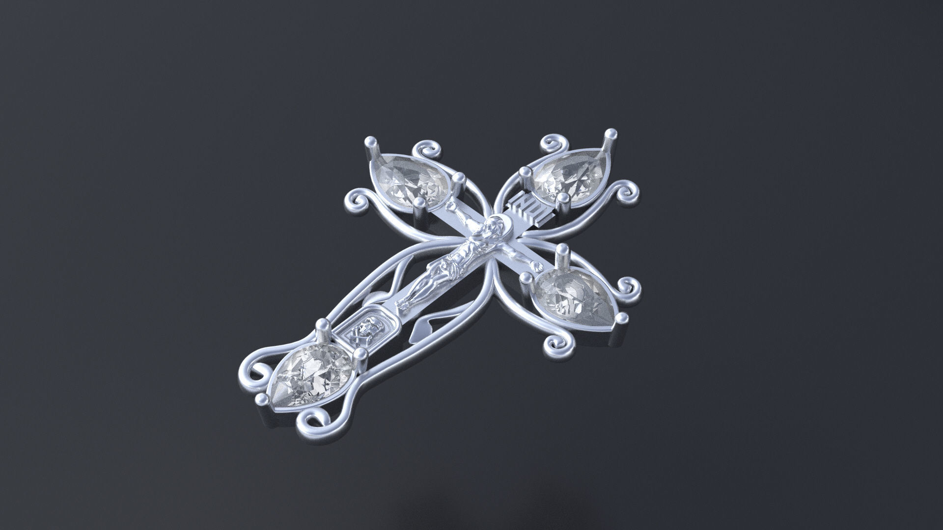 Orthodox cross cnc model or   3D print model_4