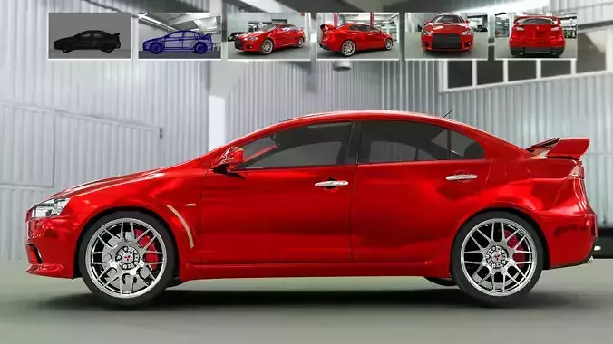 Mitsubishi Evo X JDM Style