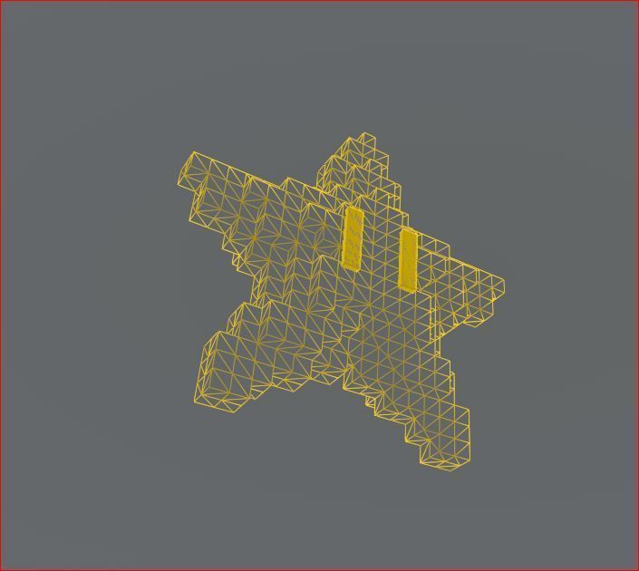 Mario Pixel Power Ups 3D model_8