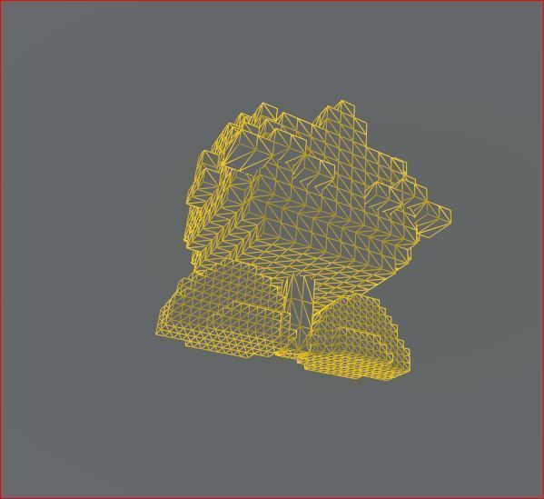 Mario Pixel Power Ups 3D model_9