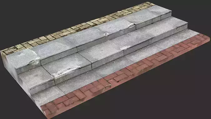 Long steps in the park 3d scan