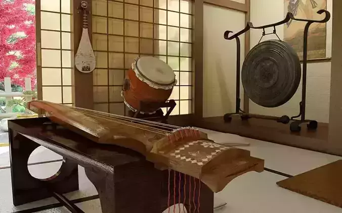 Musical Instruments Collection 3D model