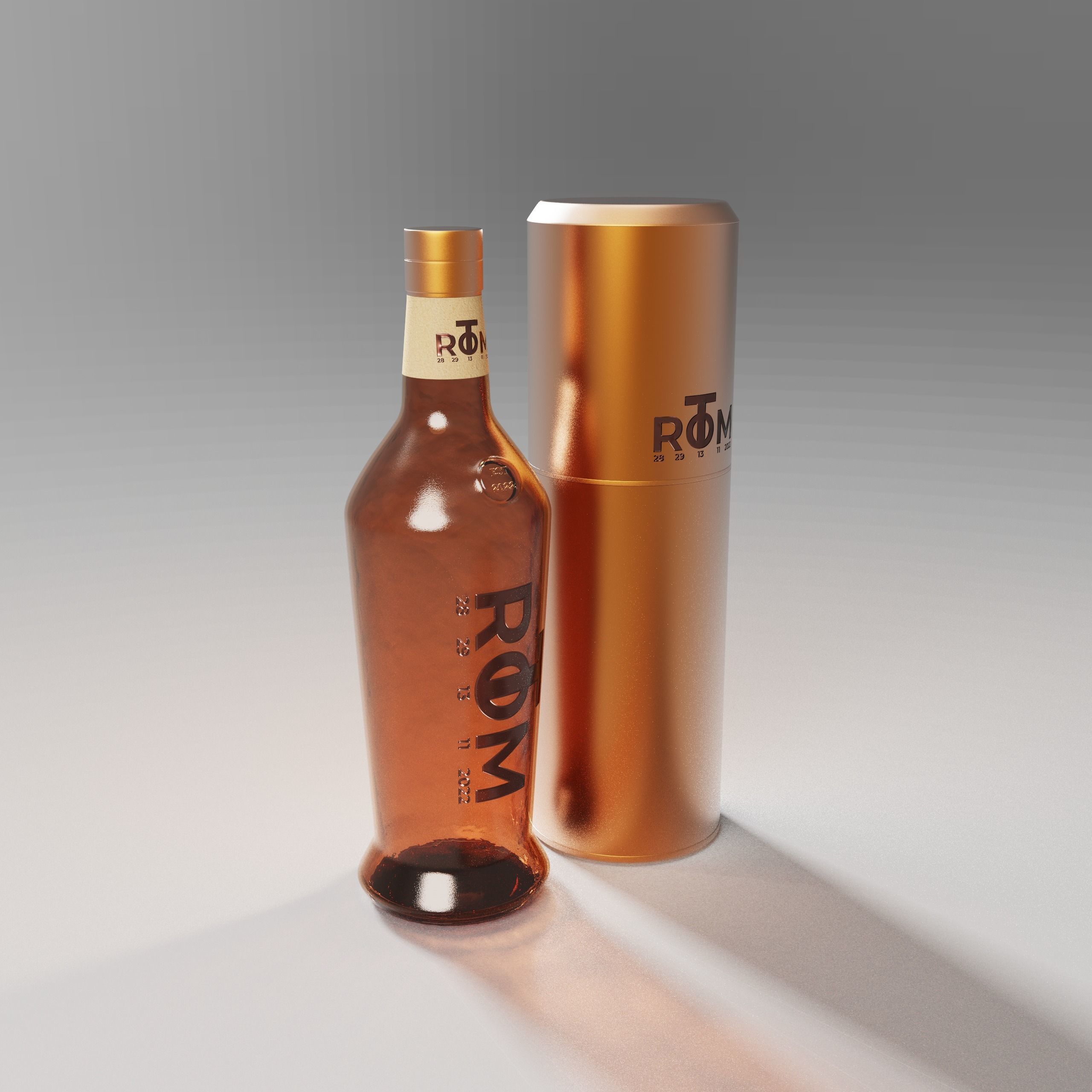 ROMT Whisky 3D model_1