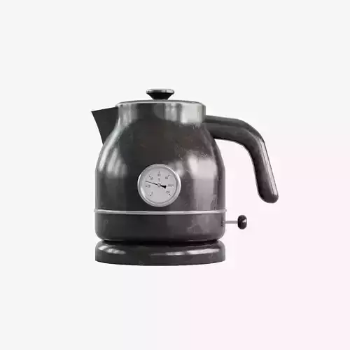 Scuffed Plastic Kettle Low-poly 3D model