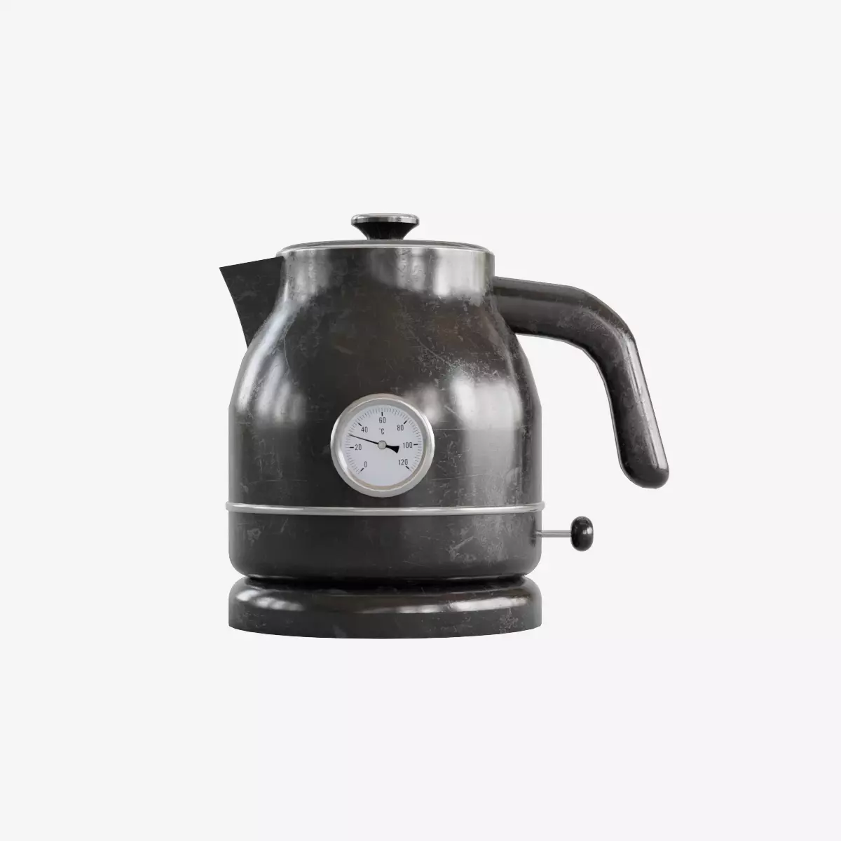 Scuffed Plastic Kettle Low-poly 3D model