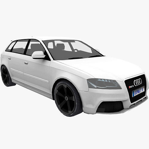 audi rs3 3D model