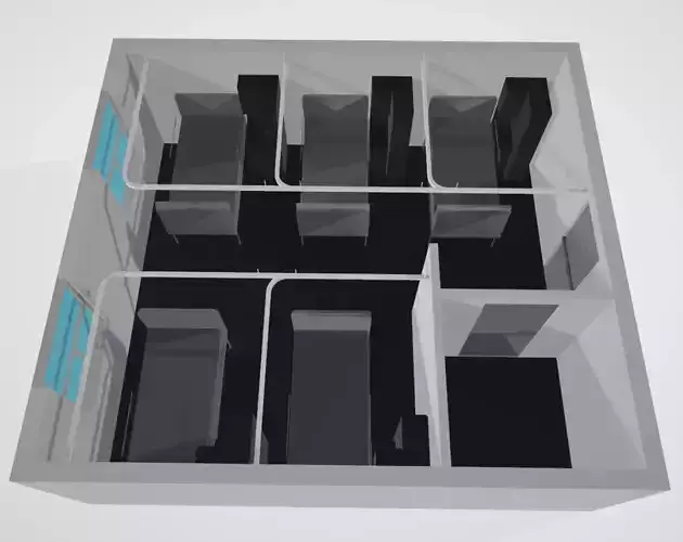 Hospital room for 5 people