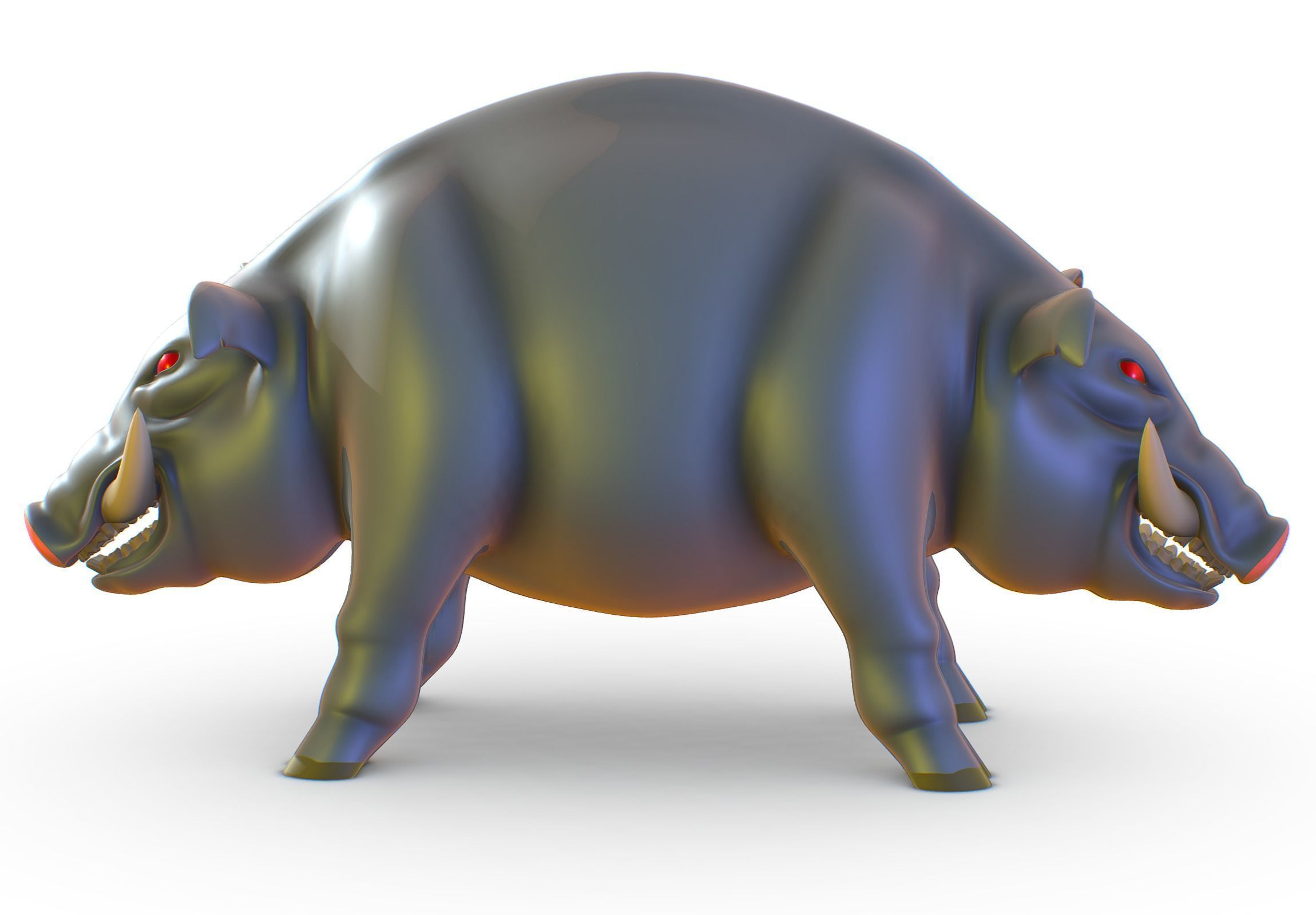 High-Poly the Mythical Binfen 3D model_5