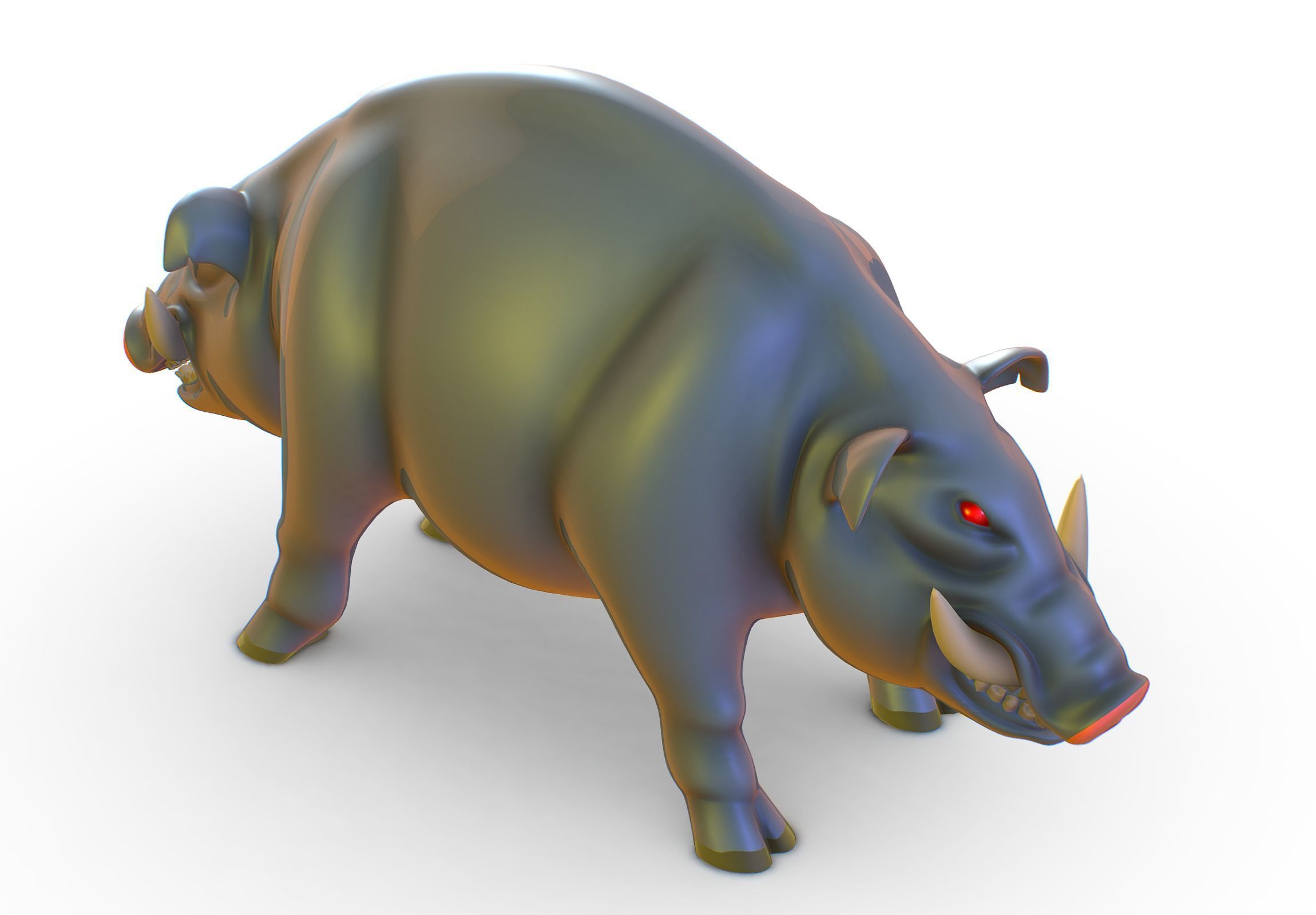 High-Poly the Mythical Binfen 3D model_9