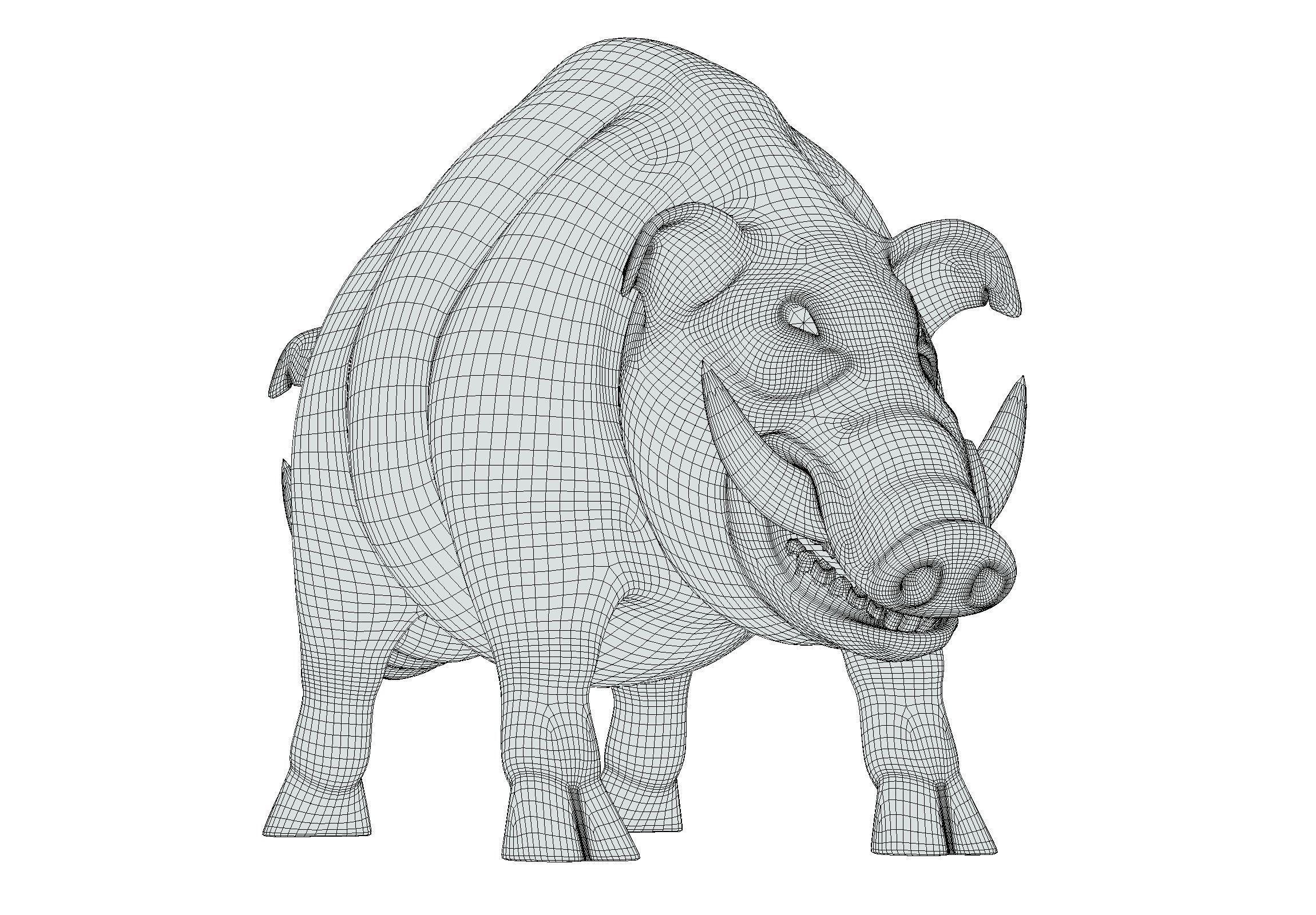 High-Poly the Mythical Binfen 3D model_24