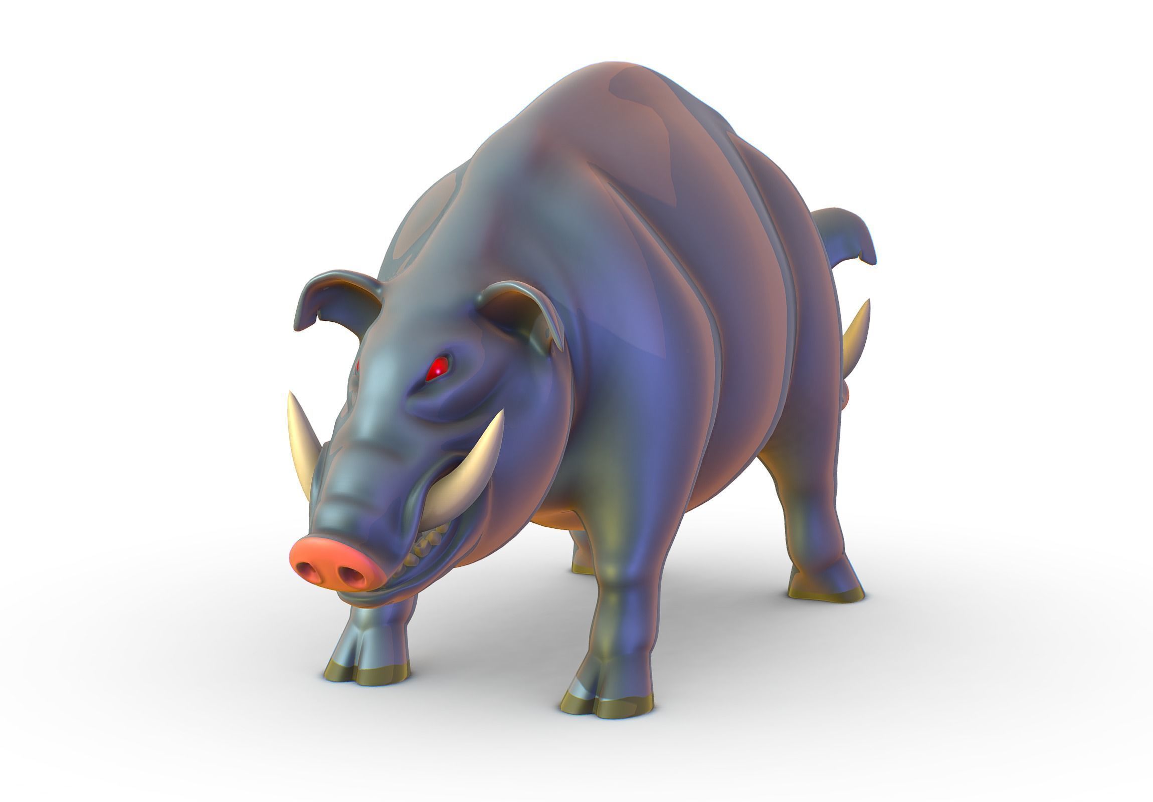 High-Poly the Mythical Binfen 3D model_3