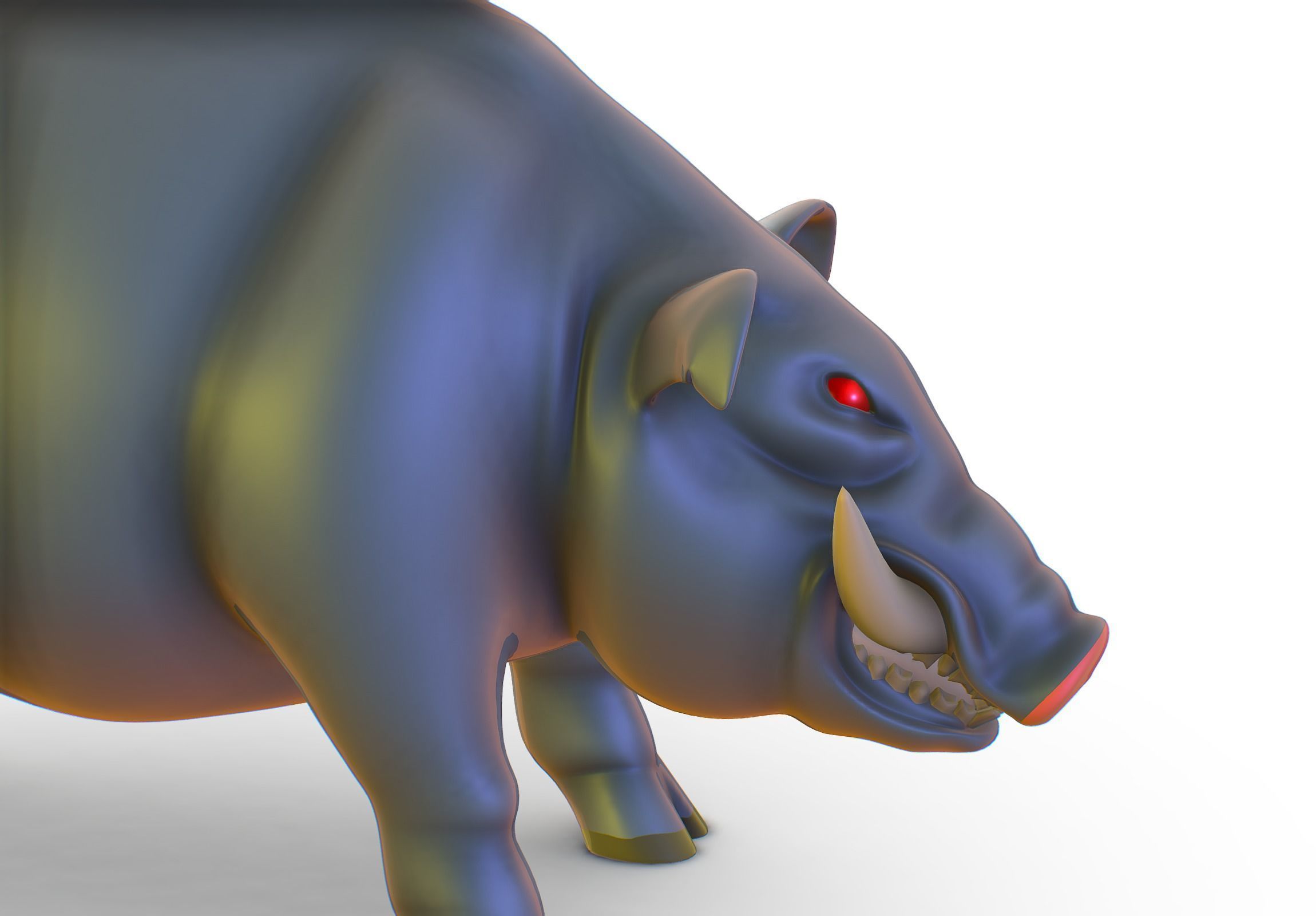 High-Poly the Mythical Binfen 3D model_10