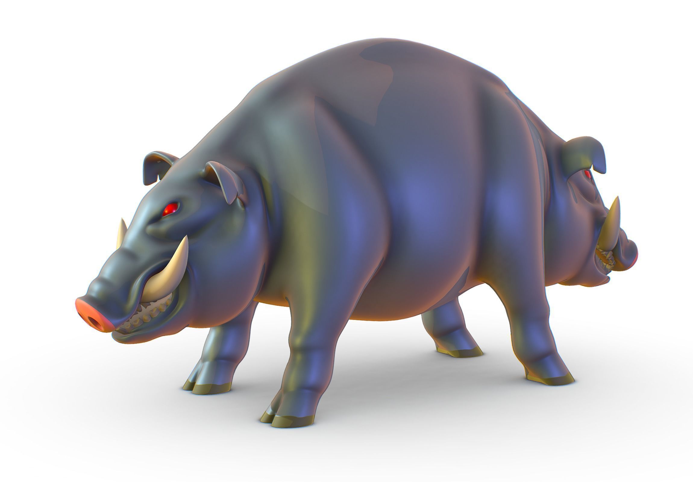 High-Poly the Mythical Binfen 3D model_4