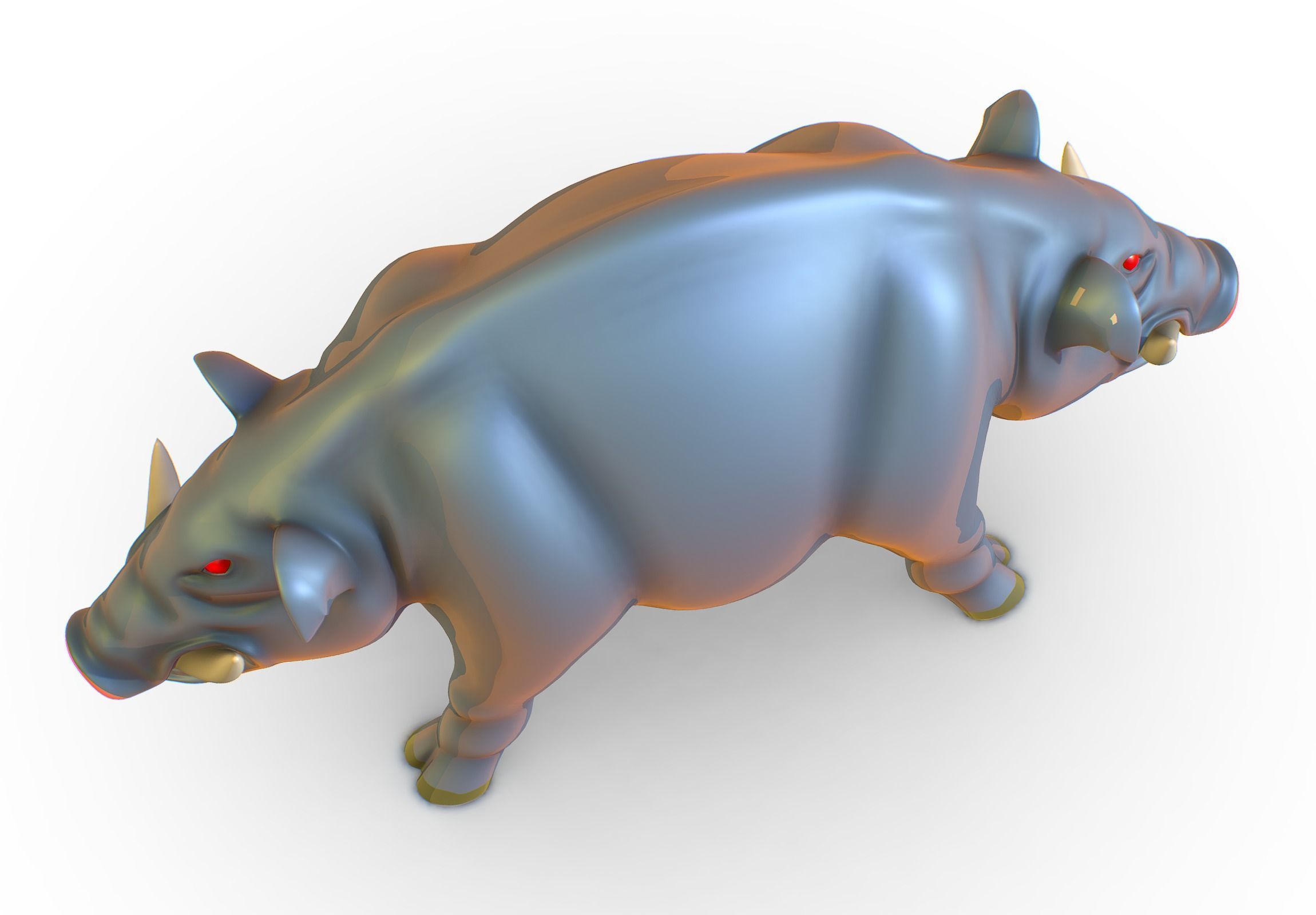 High-Poly the Mythical Binfen 3D model_7