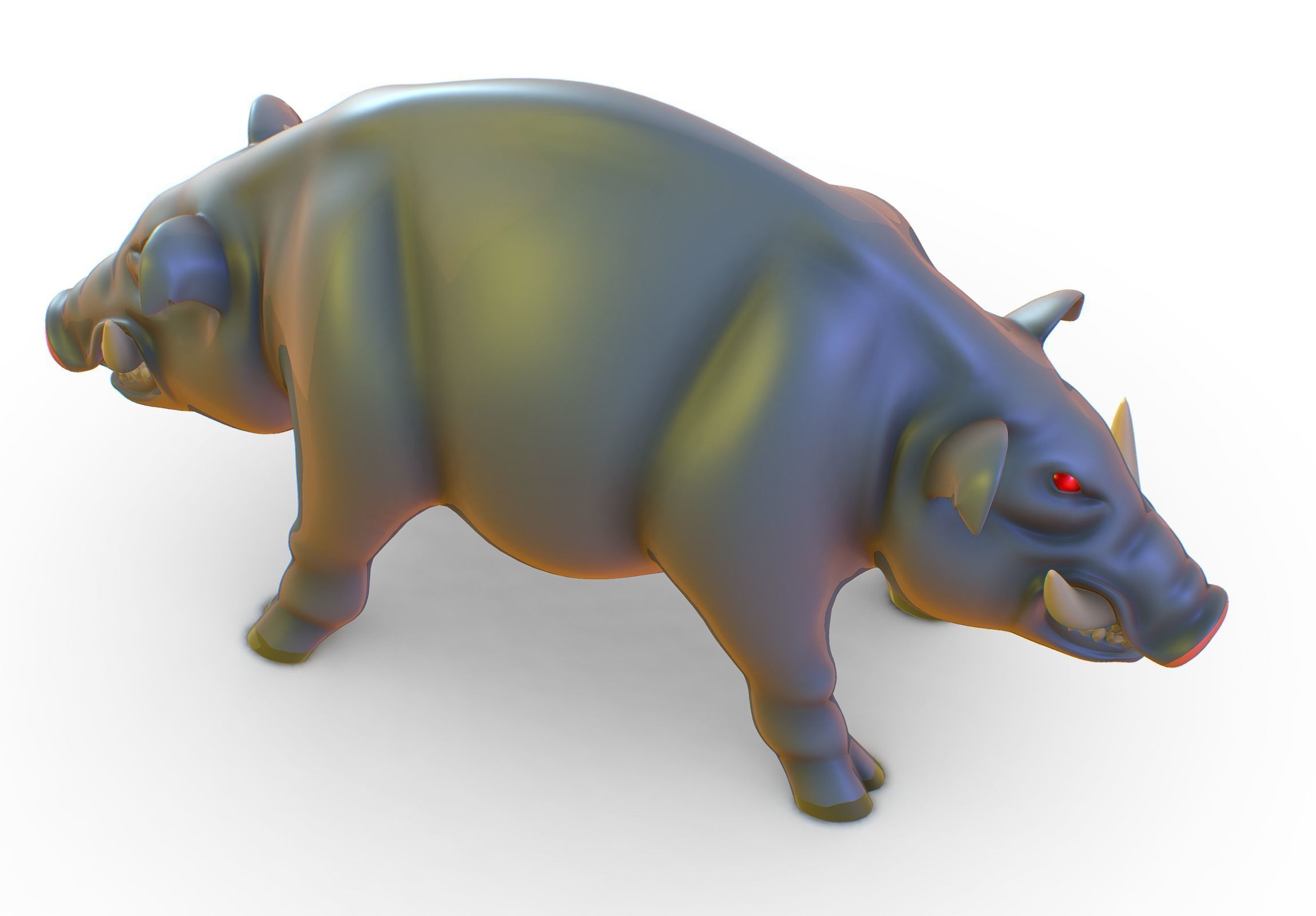 High-Poly the Mythical Binfen 3D model_8