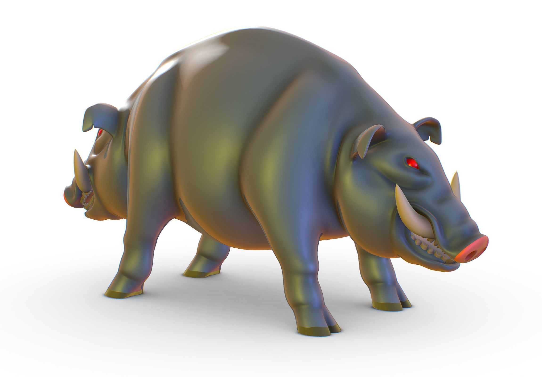 High-Poly the Mythical Binfen 3D model_6