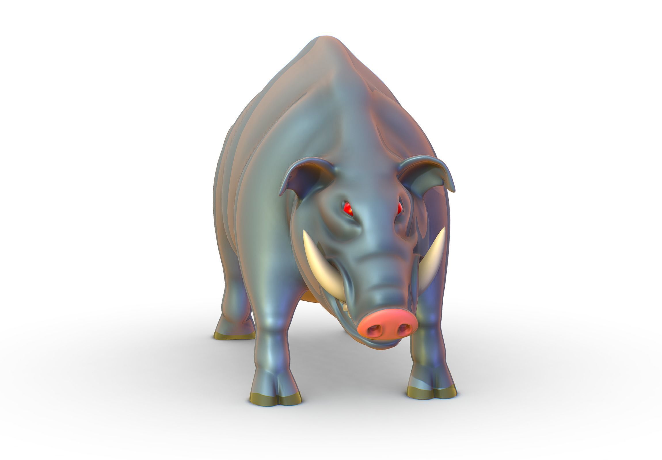 High-Poly the Mythical Binfen 3D model_2