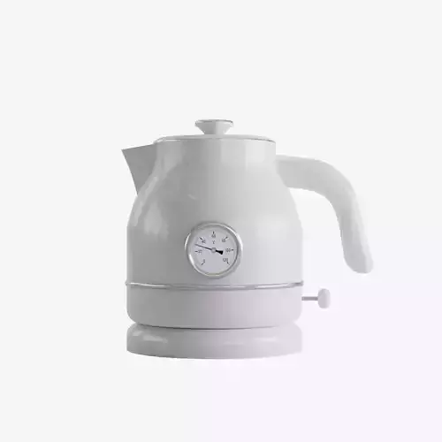 Scuffed Plastic Kettle Low-poly 3D model