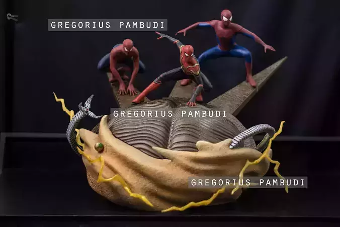 Spiderman No Way Home Fan Art Statue 3d Printable