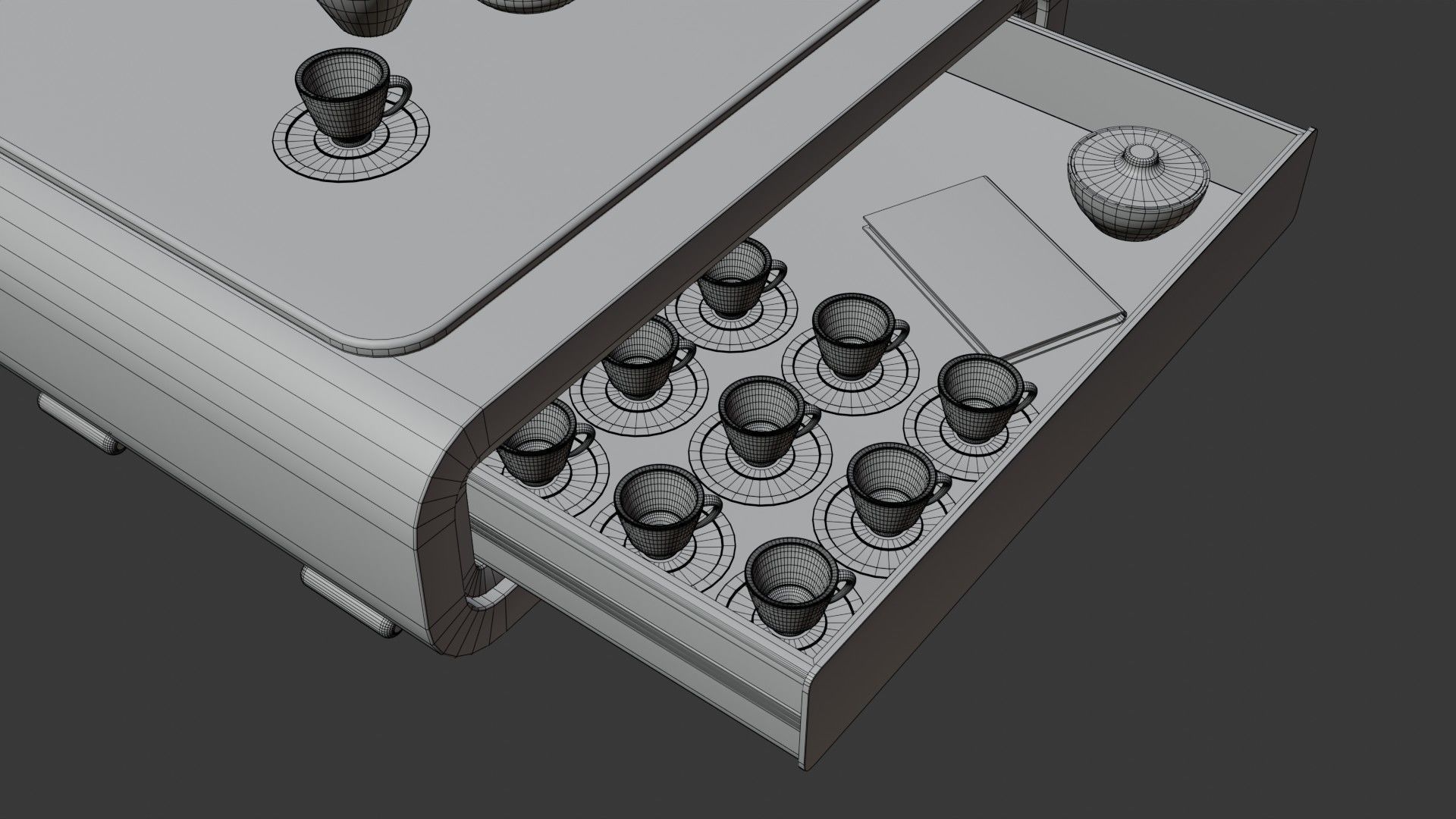 Coffee Table PART6 3D model_8