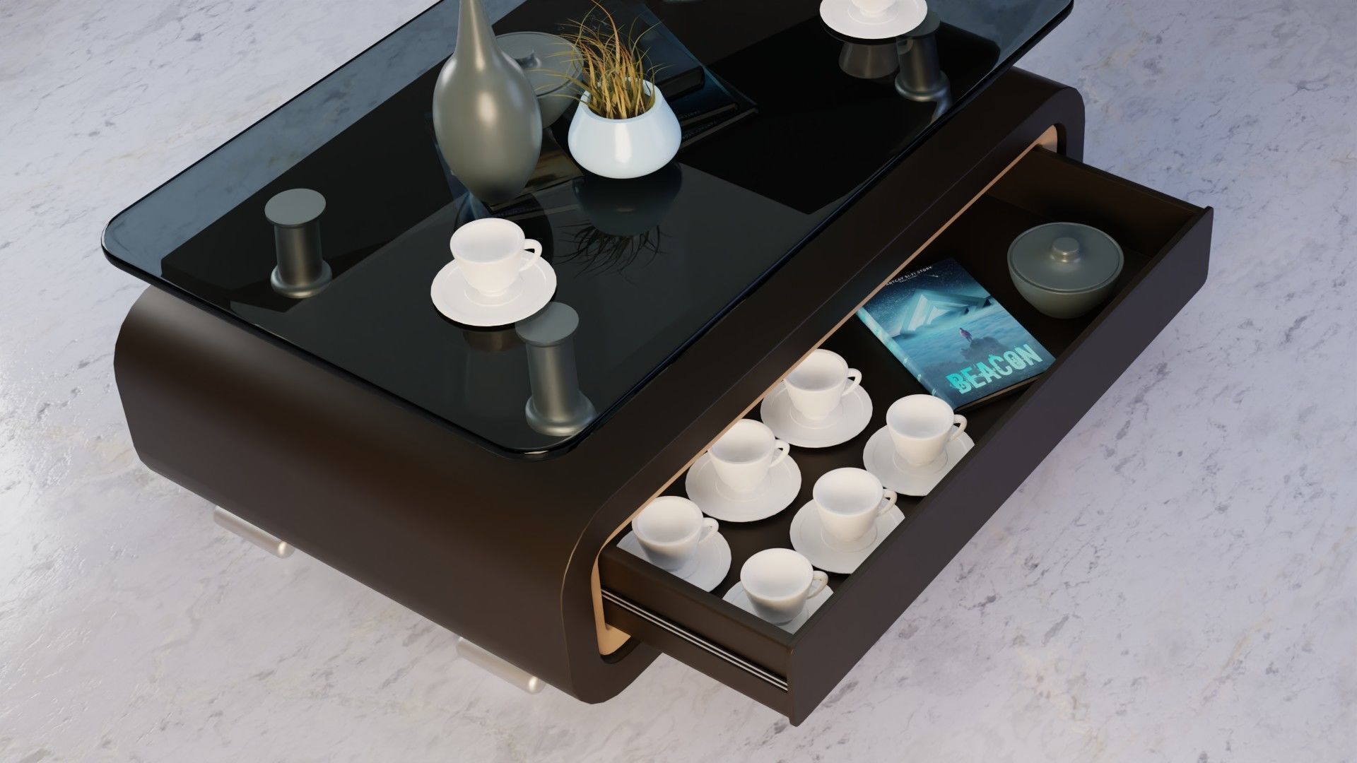 Coffee Table PART6 3D model_5