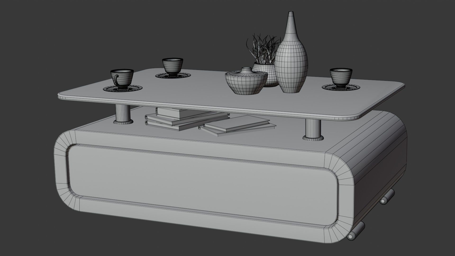 Coffee Table PART6 3D model_9